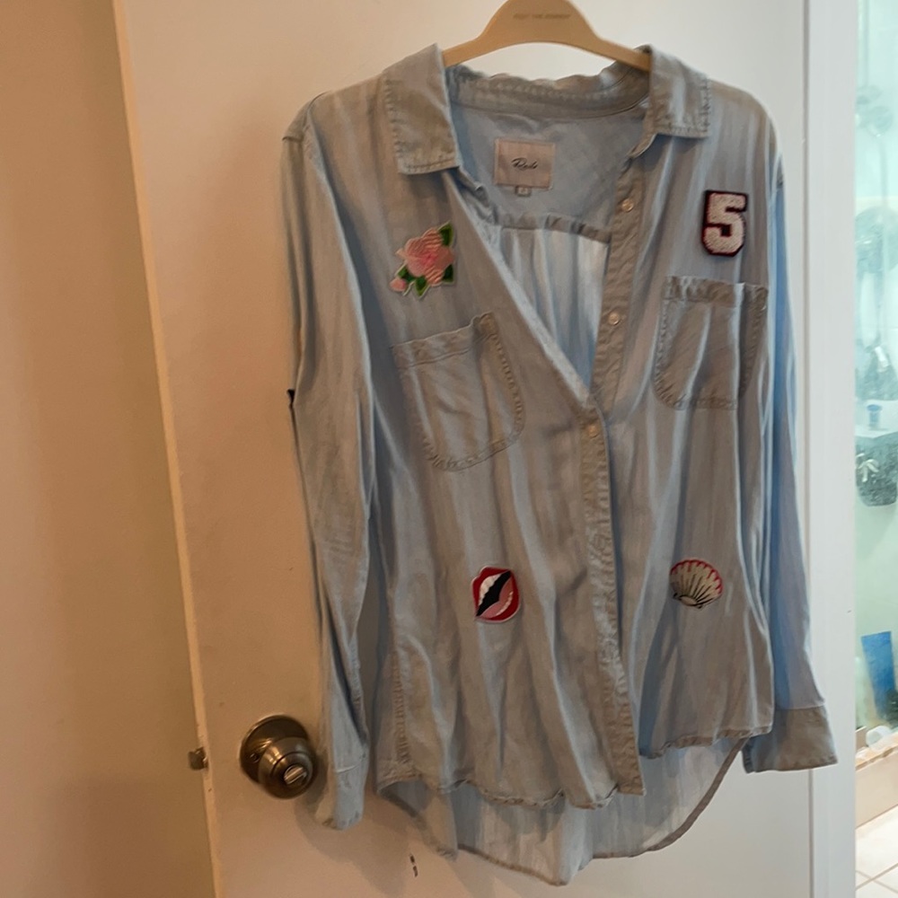 Rails Patch Button Up Top - image 1